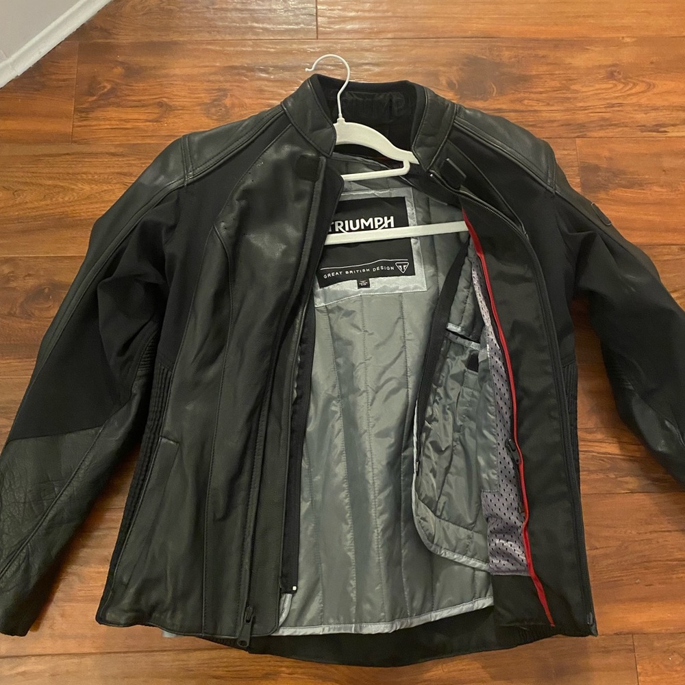 Triumph Black and Gray Performance Jacket